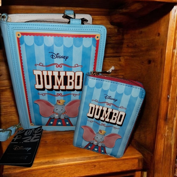 Disney Other - NWT Loungefly Disney Dumbo Book Series Convertible Crossbody Bag and Wallet